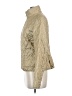 Burberry 100% Polyester Metallic Gold Quilted Jacket Size S - photo 5