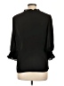 Shein 100% Polyester Black 3/4 Sleeve Blouse Size L - photo 2