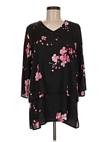 Caroline Rose 3/4 Sleeve Blouse (view 1)