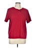 Classic Elements Red Short Sleeve Henley Size L - photo 1