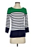 Spense Color Block Green Pullover Sweater Size S - photo 1