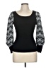 Unbranded Black 3/4 Sleeve Top Size M (estimated) - photo 1