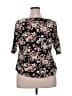 Ruby Black Short Sleeve Top Size 2X - photo 2