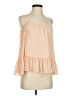 Lovers + Friends 100% Polyester Orange Sleeveless Blouse Size XS - photo 1