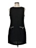 Unbranded 100% Polyester Tweed Black Cocktail Dress Size M - photo 1