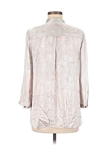 Elie Tahari 3/4 Sleeve Silk Top (view 2)