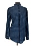 Billy T 100% Lyocell Checkered-gingham Blue Long Sleeve Button-Down Shirt Size XS - photo 2
