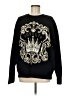 ROYALTY Paisley Black Pullover Sweater Size M - photo 1