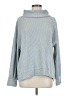 Gap Solid Blue Turtleneck Sweater Size M - photo 1