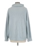 Gap Solid Blue Turtleneck Sweater Size M - photo 2