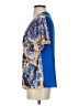 Neiman Marcus for Target 100% Polyester Blue Short Sleeve Blouse Size S - photo 5
