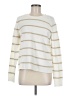 J.Crew Stripes Ivory White Pullover Sweater Size M (estimated) - photo 1