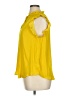 Cupcakes & Cashmere 100% Polyester Yellow Sleeveless Blouse Size XL - photo 5