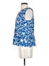 Fortune + Ivy 100% Polyester Blue Sleeveless Blouse Size S - photo 5