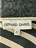 Gerard Darel Stripes Black Casual Skirt Size 10 (42) - photo 3