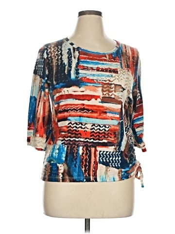 Onque Casuals 3/4 Sleeve Blouse (view 1)