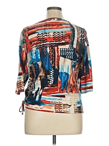 Onque Casuals 3/4 Sleeve Blouse (view 2)