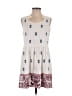 THML 100% Rayon Paisley Ivory Casual Dress Size S - photo 1