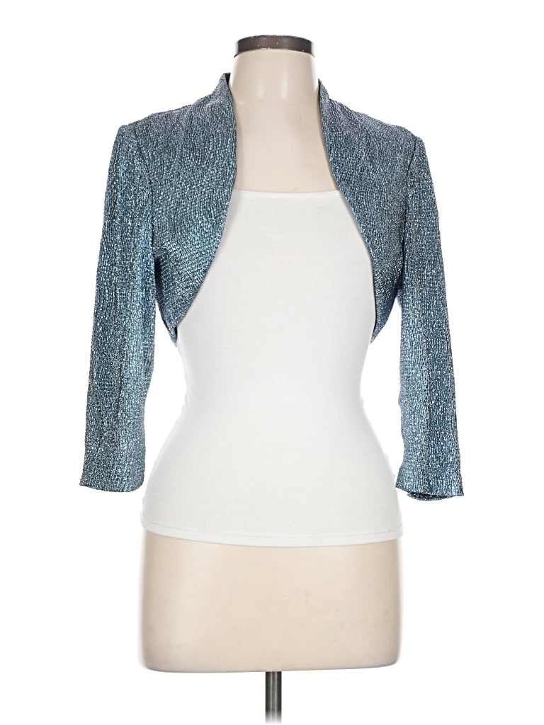 Pre-owned Alex Evenings Blazer Jacket In Blue