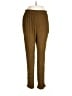 LACAUSA 100% Rayon Solid Brown Casual Pants Size L - photo 1