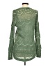 Just Fab Green Long Sleeve Top Size S - photo 2