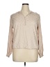 Cloth & Stone Tan Long Sleeve Blouse Size XL - photo 1
