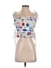 Peter Som 100% Cotton White Sleeveless Blouse Size 4 - photo 1