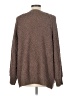 Listicle 100% Acrylic Chevron-herringbone Brown Pullover Sweater Size L - photo 2