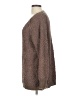 Listicle 100% Acrylic Chevron-herringbone Brown Pullover Sweater Size L - photo 5