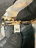 Nanushka Animal Print Gold Brown Long Sleeve Blouse Size XS - photo 8