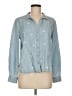 Bella Dahl Stars Blue Long Sleeve Button-Down Shirt Size M (estimated) - photo 1