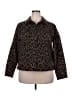 Charter Club Animal Print Brown Jacket Size 2X - photo 1