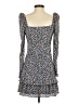 Saylor 100% Polyester Animal Print Blue Cocktail Dress Size S - photo 2