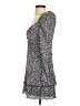 Saylor 100% Polyester Animal Print Blue Cocktail Dress Size S - photo 5