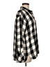 J.Jill 100% Rayon Checkered-gingham Black Long Sleeve Button-Down Shirt Size M - photo 4