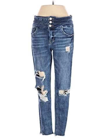 Blue Velvet Jeans (view 1)