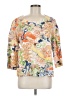 Choices Orange 3/4 Sleeve Blouse Size M - photo 1