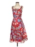 Talbots 100% Cotton Paisley Red Cocktail Dress Size 2 (petite) - photo 1