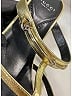 Gucci 100% Leather Gold Sandals Size EU (IT) 40 / US 10 - photo 5
