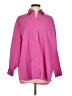 Theory Color Block Pink Long Sleeve Button-Down Shirt Size S - photo 1