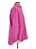 Theory Color Block Pink Long Sleeve Button-Down Shirt Size S - photo 4