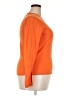 Elie Tahari 100% Cotton Orange Pullover Sweater Size EU 50 / US 18-20 - photo 4