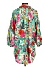 Umgee 100% Polyester Green 3/4 Sleeve Blouse Size S - photo 2