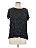 Mystree Stars Black Short Sleeve Blouse Size M - photo 1