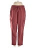 RBX Solid Burgundy Casual Pants Size S - photo 1