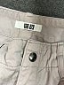 Uniqlo U 100% Cotton Gray Cargo Pants Size 24 waist - photo 4