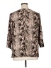 Unbranded Animal Print Brown 3/4 Sleeve Blouse Size XL (estimated) - photo 2