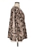 Unbranded Animal Print Brown 3/4 Sleeve Blouse Size XL (estimated) - photo 4