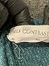 Self Contrast Teal Poncho Size XL - photo 7