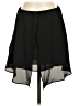 Krisa 100% Polyester Solid Black Casual Skirt Size S - photo 1